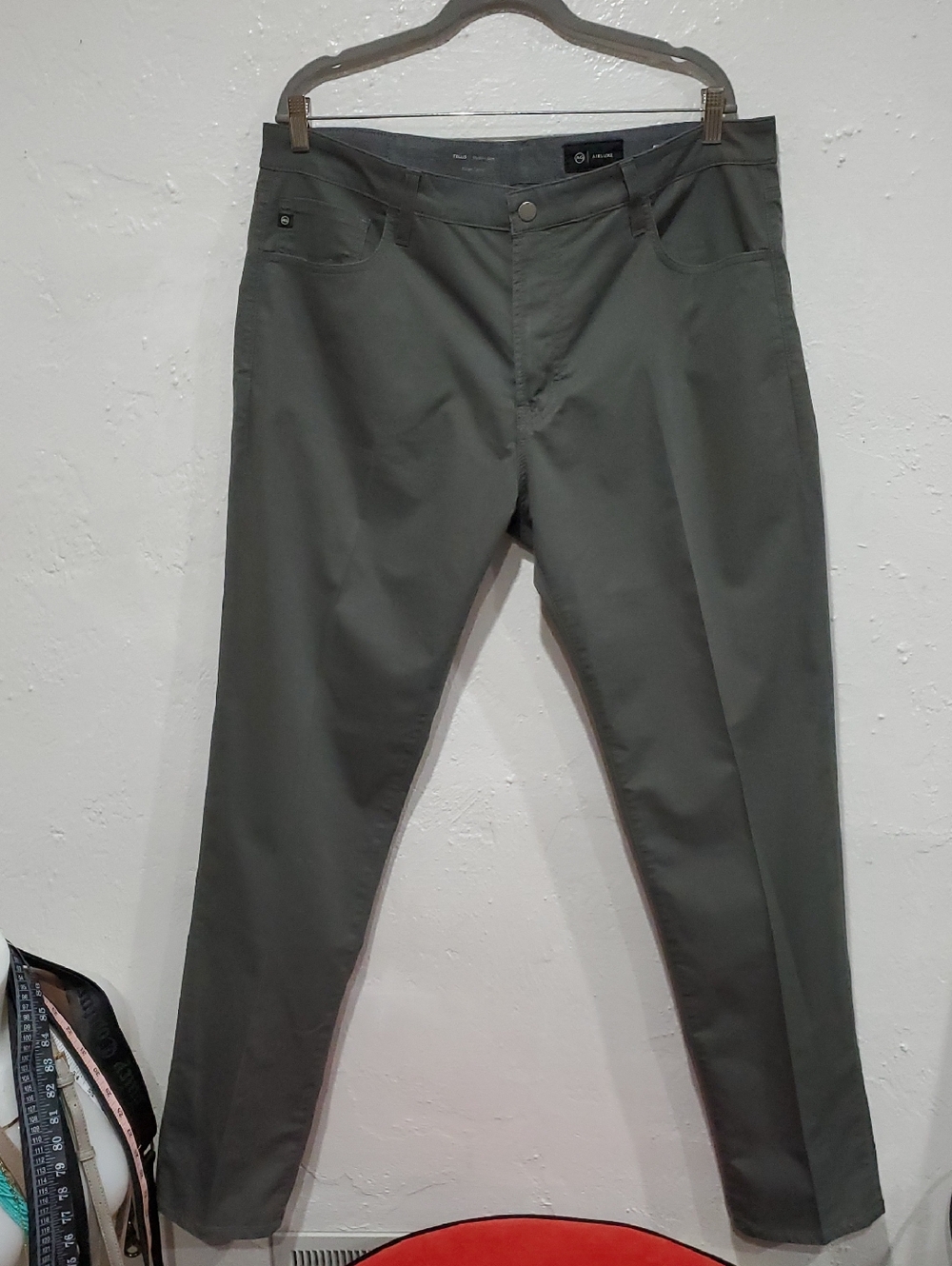 AG Adriano Goldschmied Tellis Modern Slim Airluxe Pants In Armory Green (Grey)